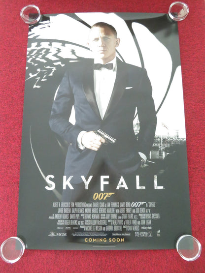 SKYFALL - B ONE SHEET ROLLED POSTER DANIEL CRAIG JAVIER BARDEM 2012 Movie posters
