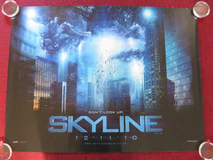 SKYLINE UK QUAD ROLLED POSTER ERIC BALFOUR SCOTTIE THOMPSON 2010 Rendezvous Cinema Movie posters