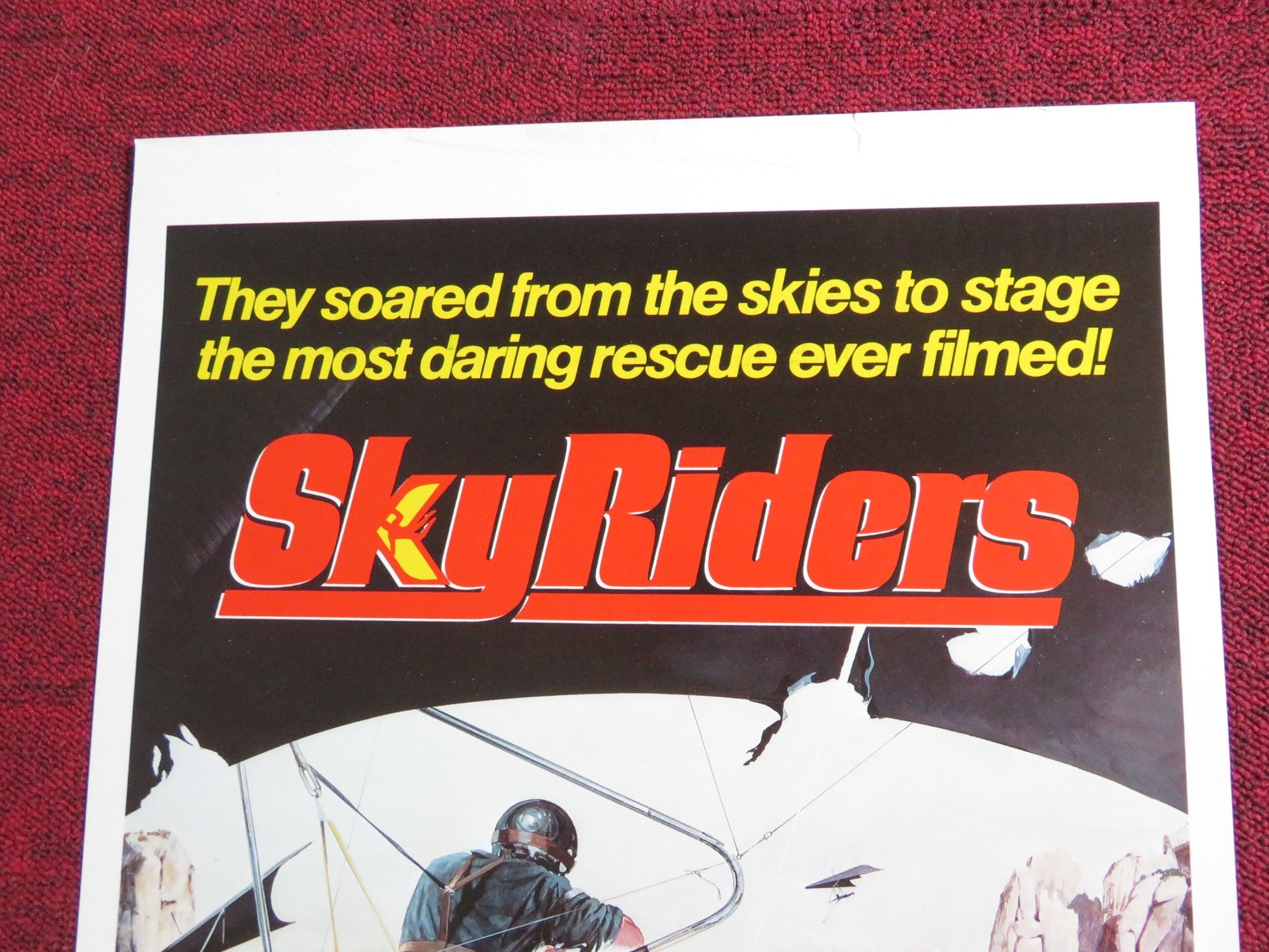 SKYRIDERS US INSERT POSTER JAMES CORBURN ROBERT CULP 1976 Rendezvous Cinema Movie posters
