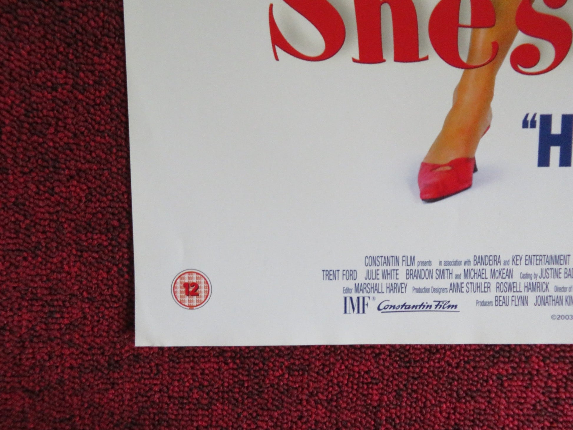 SLAP HER, SHE'S FRENCH VHS VIDEO POSTER PIPER PERABO JANE MCGREGOR 2003 Rendezvous Cinema Movie posters