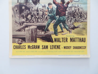 SLAUGHTER ON 10TH AVENUE US INSERT POSTER RICHARD EGAN JAN STERLING 1957 Rendezvous Cinema Movie posters