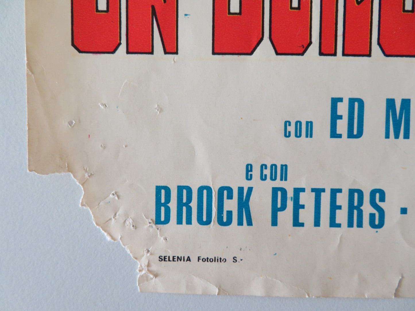 SLAUGHTER'S BIG RIP - OFF - A ITALIAN FOTOBUSTA POSTER JIM BROWN ED MCMAHON 1973 Rendezvous Cinema Movie posters