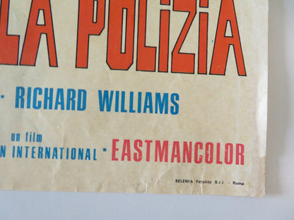 SLAUGHTER'S BIG RIP - OFF - B ITALIAN FOTOBUSTA POSTER JIM BROWN ED MCMAHON 1973 Rendezvous Cinema Movie posters