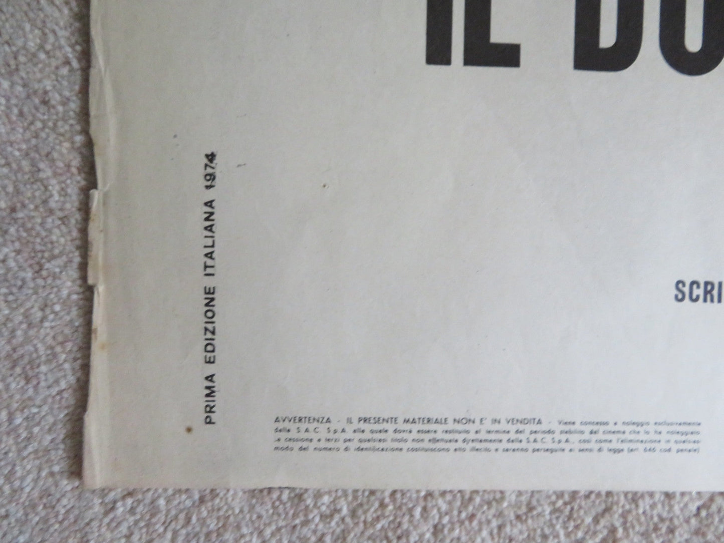 SLEEPER ITALIAN 2 FOGLIO POSTER WOODY ALLEN DIANE KEATON 1973 Rendezvous Cinema Movie posters