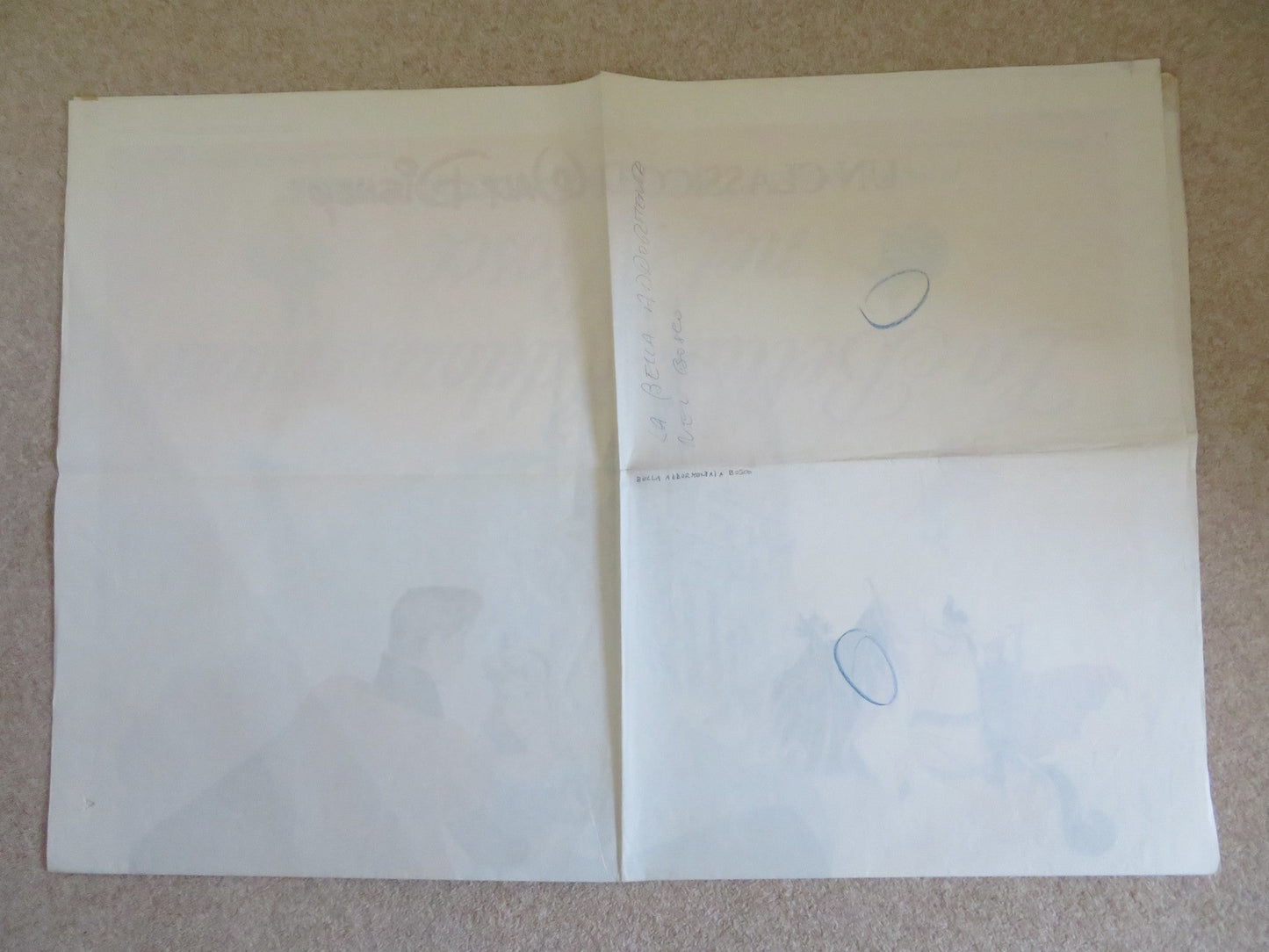 SLEEPING BEAUTY ITALIAN 2 FOGLIO POSTER DISNEY MARY COSTA R1980S Rendezvous Cinema Movie posters