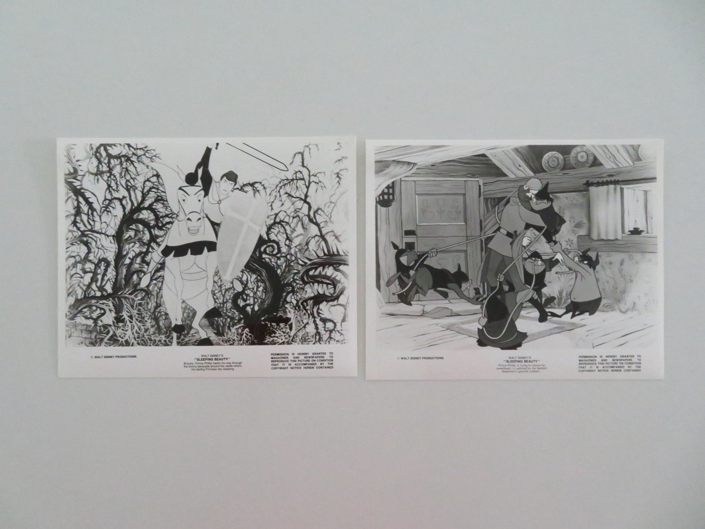 SLEEPING BEAUTY MOVIE STILL PHOTO LOT OF 2 DISNEY MARY COSTA BILL SHIRLEY Movie posters