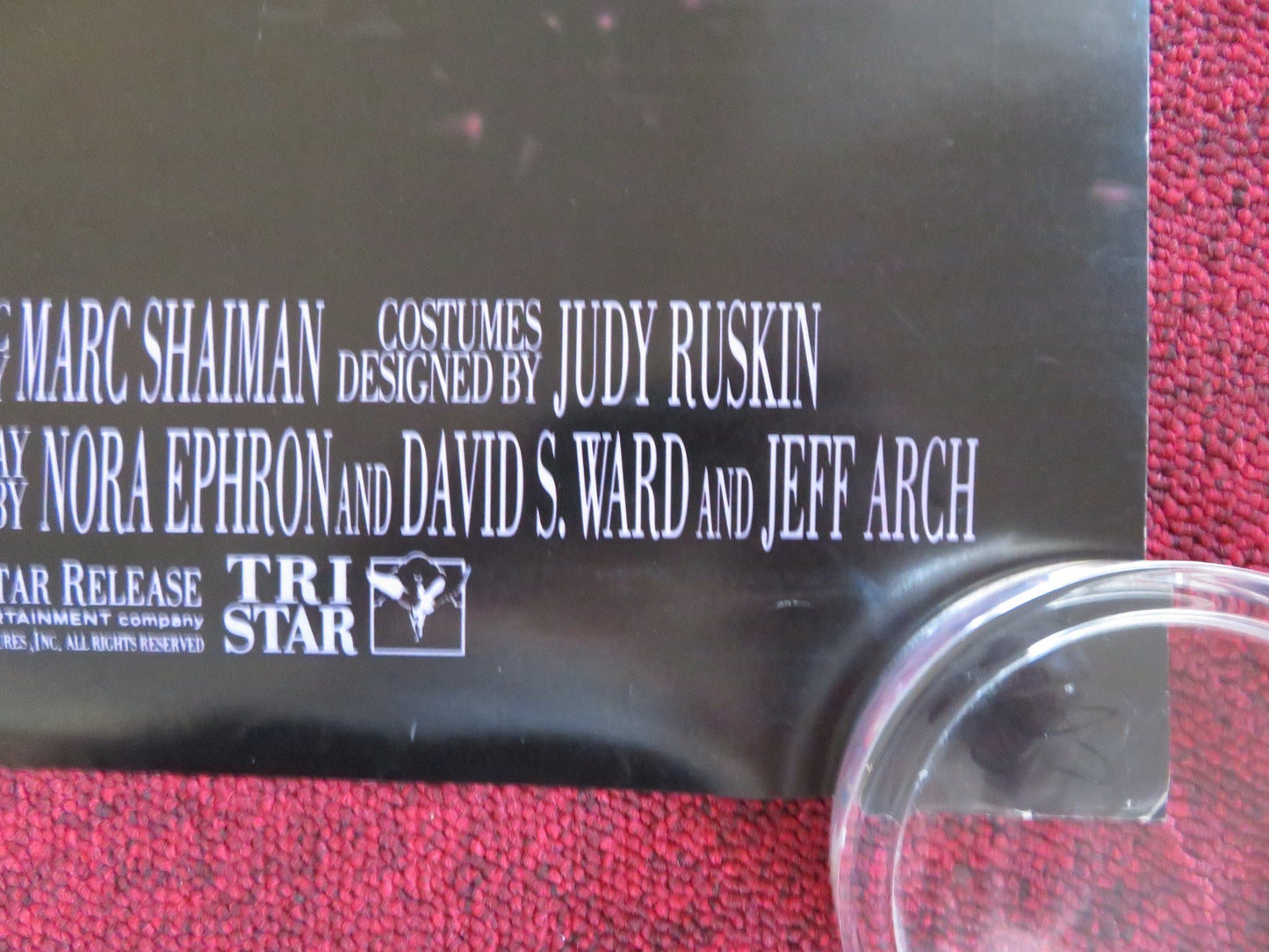 SLEEPLESS IN SEATTLE US ONE SHEET ROLLED POSTER TOM HANKS MEG RYAN 1993 Rendezvous Cinema Movie posters