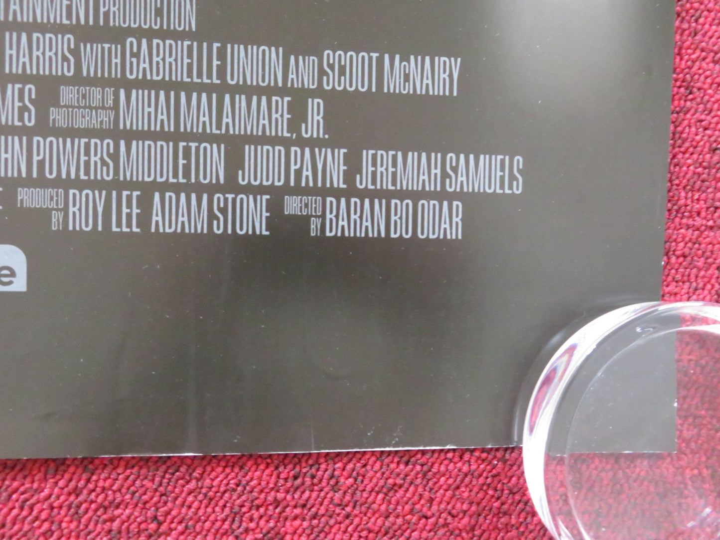 SLEEPLESS UK QUAD ROLLED POSTER JAMIE FOXX MICHELLE MONAGHAN 2017 Rendezvous Cinema Movie posters