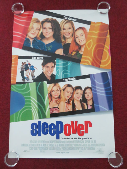 SLEEPOVER US ONE SHEET ROLLED POSTER ALEXA PENAVEGA MIKA BOREEM 2004 Movie posters