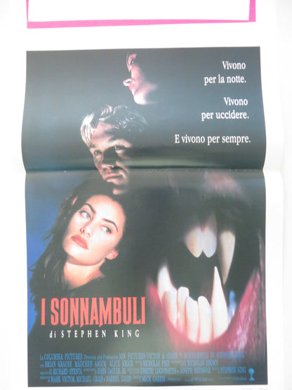 Sleepwalkers ITALIAN LOCANDINA POSTER STEPHEN KING BRIAN KRAUSE 1992 Movie posters