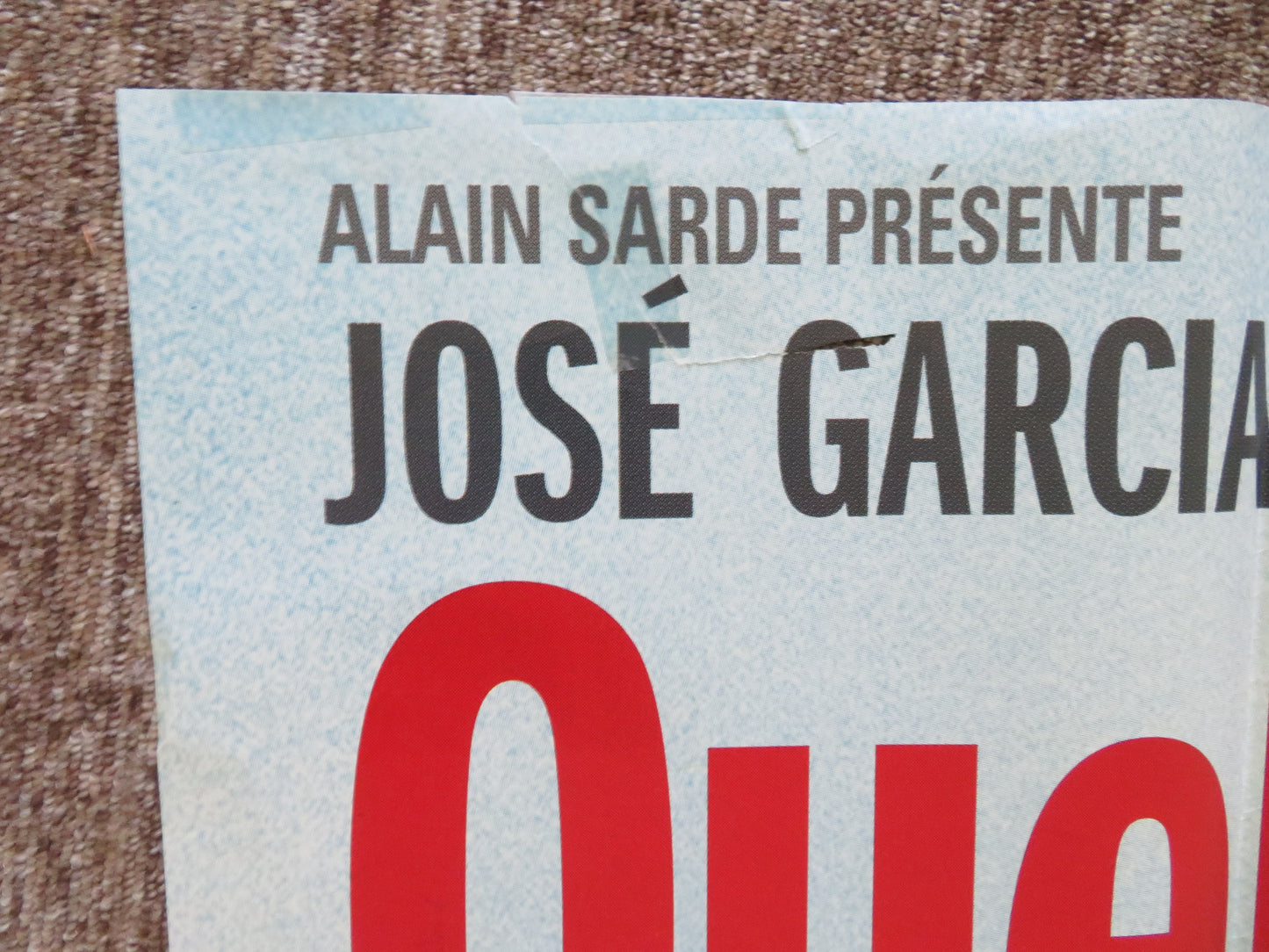 Slice of Life French Grande Poster Jose Garcia Patrick Timsit 2002 Movie posters