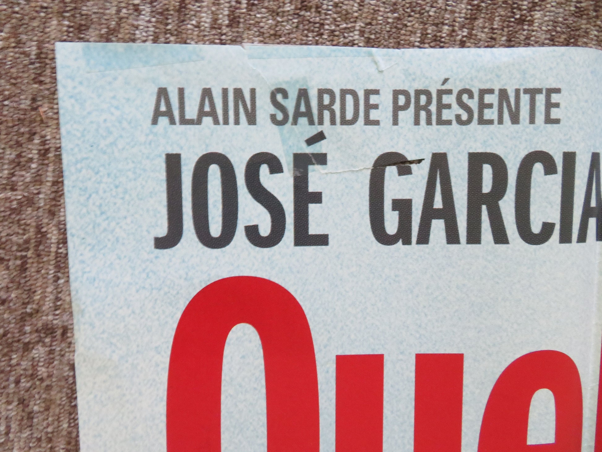 Slice of Life French Grande Poster Jose Garcia Patrick Timsit 2002 Movie posters