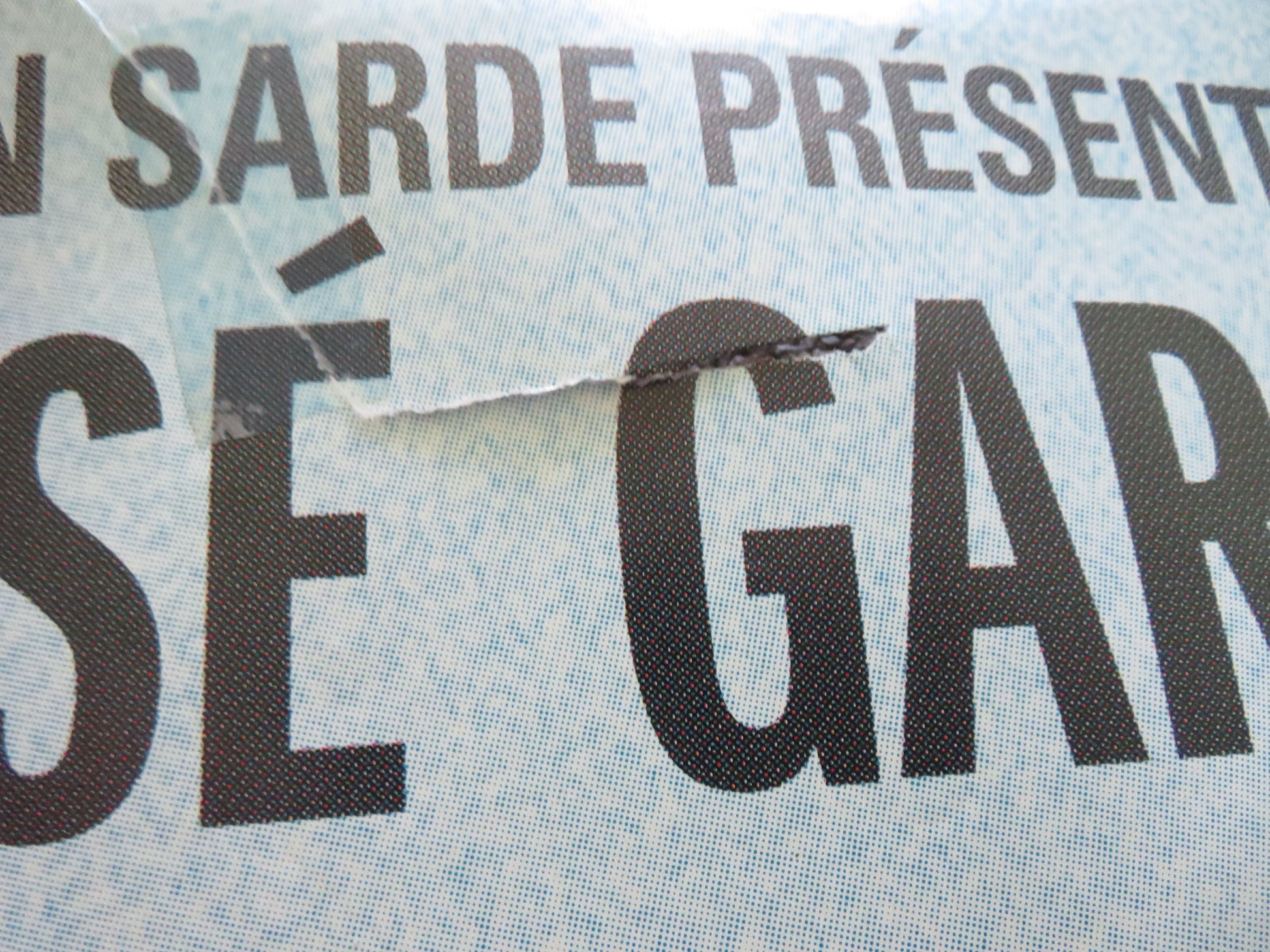 Slice of Life French Grande Poster Jose Garcia Patrick Timsit 2002 Movie posters