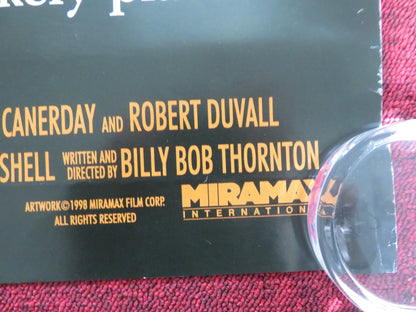 SLING BLADE UK QUAD ROLLED POSTER BILLY BOB THORNTON DWIGHT YOKHAM 1996 Rendezvous Cinema Movie posters