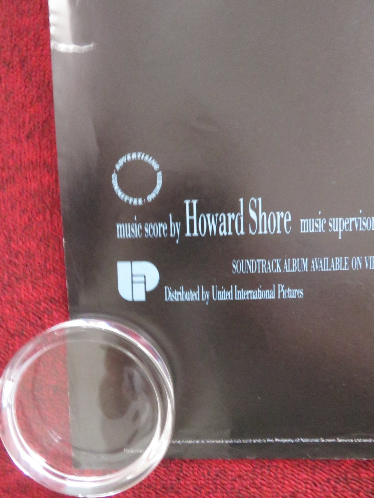 SLIVER UK QUAD ROLLED POSTER SHARON STONE WILLIAM BALDWIN 1993 Rendezvous Cinema Movie posters