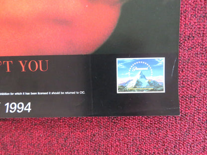 SLIVER VHS VIDEO POSTER SHARON STONE WILLIAM BALDWIN 1993 Rendezvous Cinema Movie posters