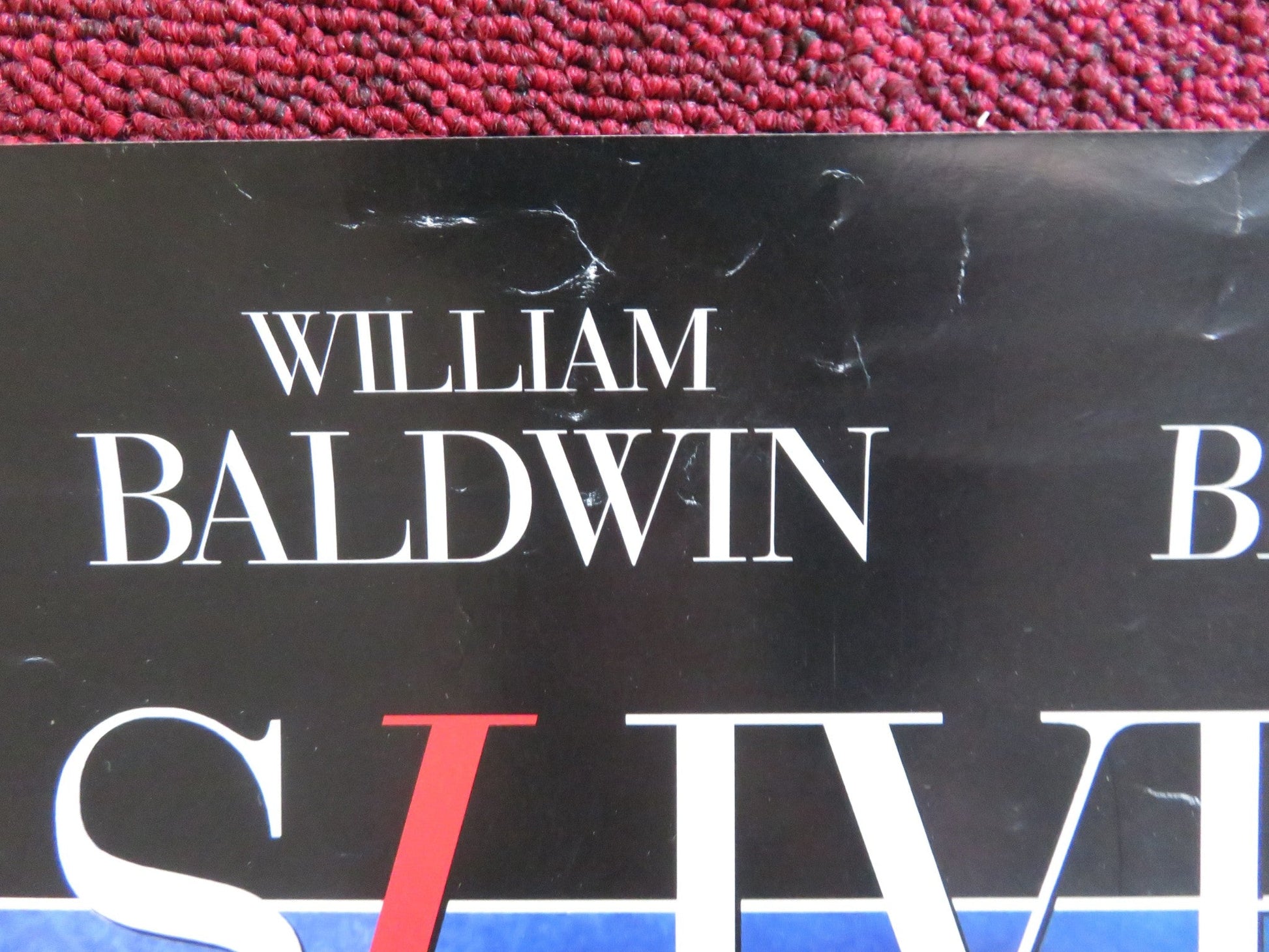 SLIVER VHS VIDEO POSTER SHARON STONE WILLIAM BALDWIN 1993 Rendezvous Cinema Movie posters