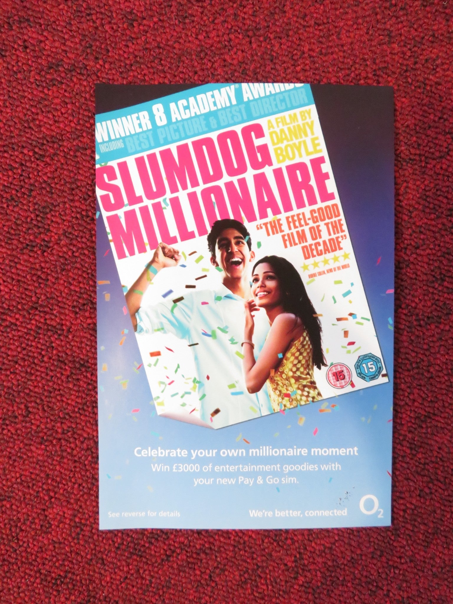 SLUMDOG MILLIONAIRE (DVD) DEV PATEL FREIDA PINTO 2008 REGION 2 Rendezvous Cinema Movie posters