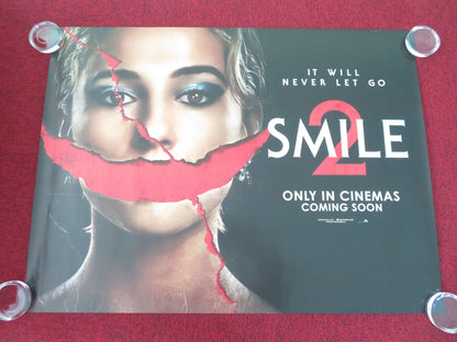 Smile 2 UK Quad Rolled Poster Naomi Scott Rosemarie DeWitt 2024 Movie posters