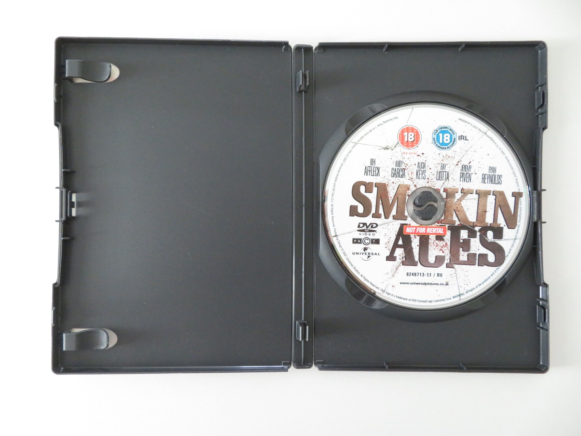 Smokin' Aces (DVD) Ryan Reynolds Andy Garcia 2006 Region 2,4,5 Movie posters
