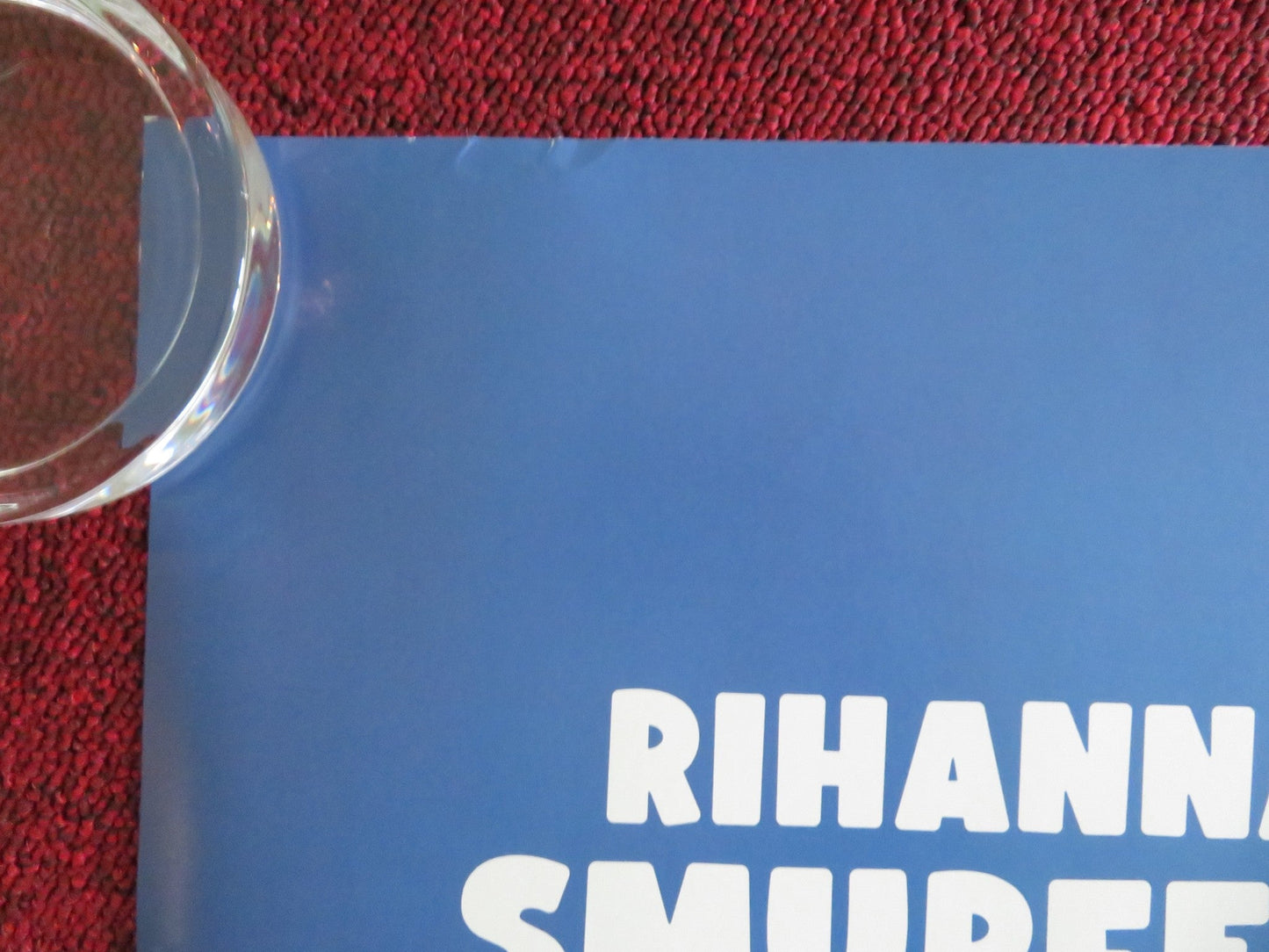 SMURFS UK QUAD ROLLED POSTER RIHANNA JAMES CORDEN NICK OFFERMAN 2025 Movie posters