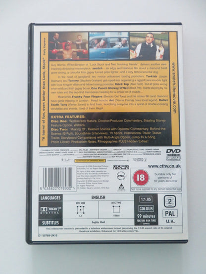 Snatch - B (DVD) Brad Pitt Stephen Graham 2000 Region 2 Movie posters