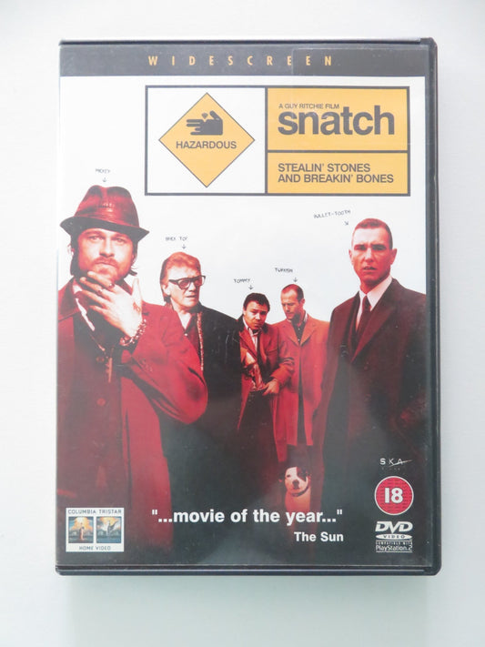 Snatch - B (DVD) Brad Pitt Stephen Graham 2000 Region 2 Movie posters