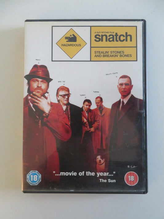 SNATCH (DVD) BRAD PITT STEPHEN GRAHAM VINNY JONES 2000 REGION 2 Movie posters
