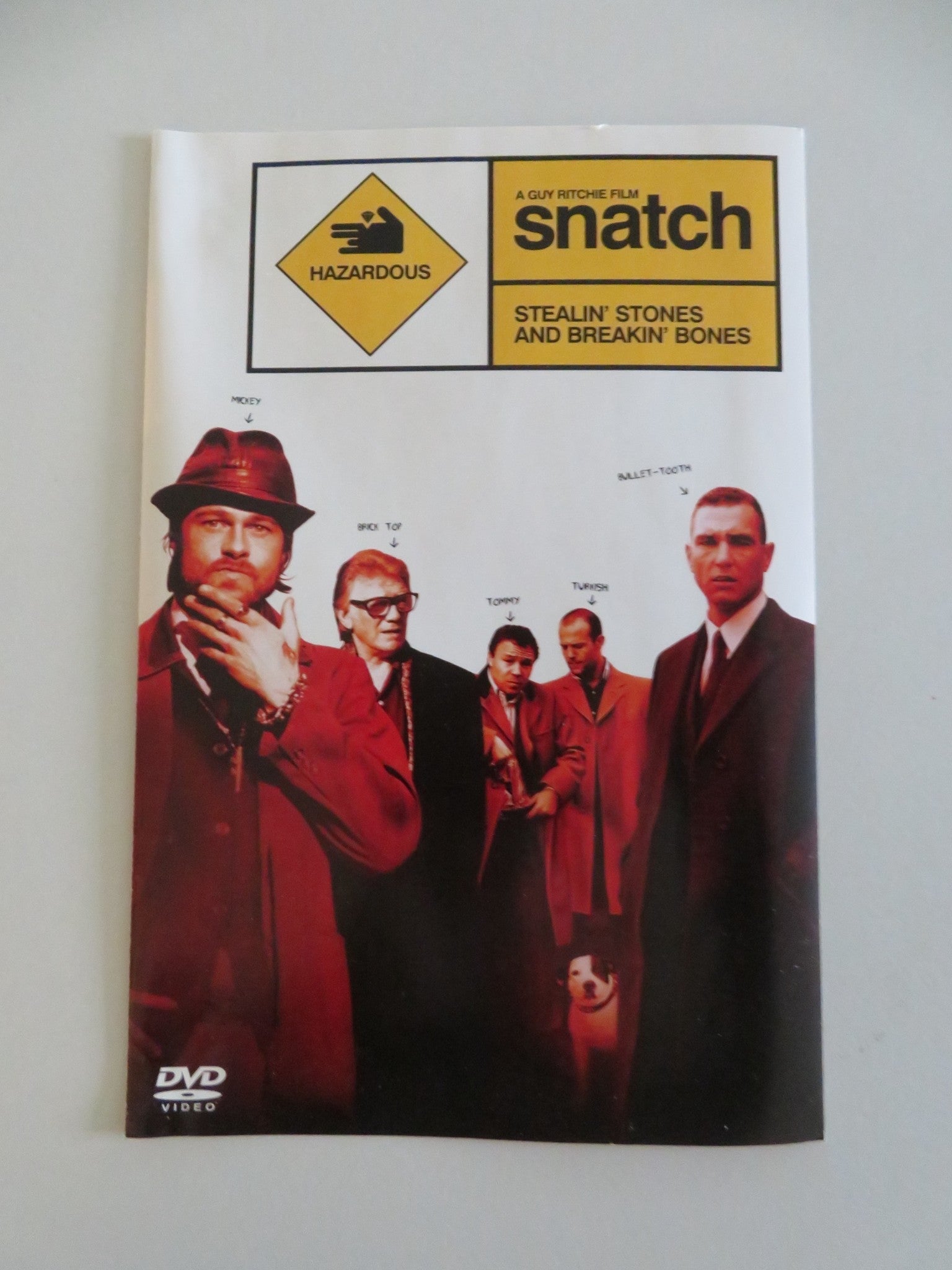 SNATCH (DVD) BRAD PITT STEPHEN GRAHAM VINNY JONES 2000 REGION 2 Movie posters