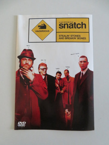 SNATCH (DVD) BRAD PITT STEPHEN GRAHAM VINNY JONES 2000 REGION 2 Movie posters