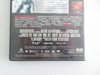 SNATCH - SPECIAL EDITION - 2 DISCS (DVD) BRAD PITT B. DEL TORO 2000 REGION 1 Movie posters