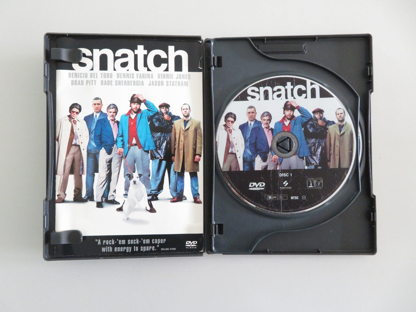 SNATCH - SPECIAL EDITION - 2 DISCS (DVD) BRAD PITT B. DEL TORO 2000 REGION 1 Movie posters