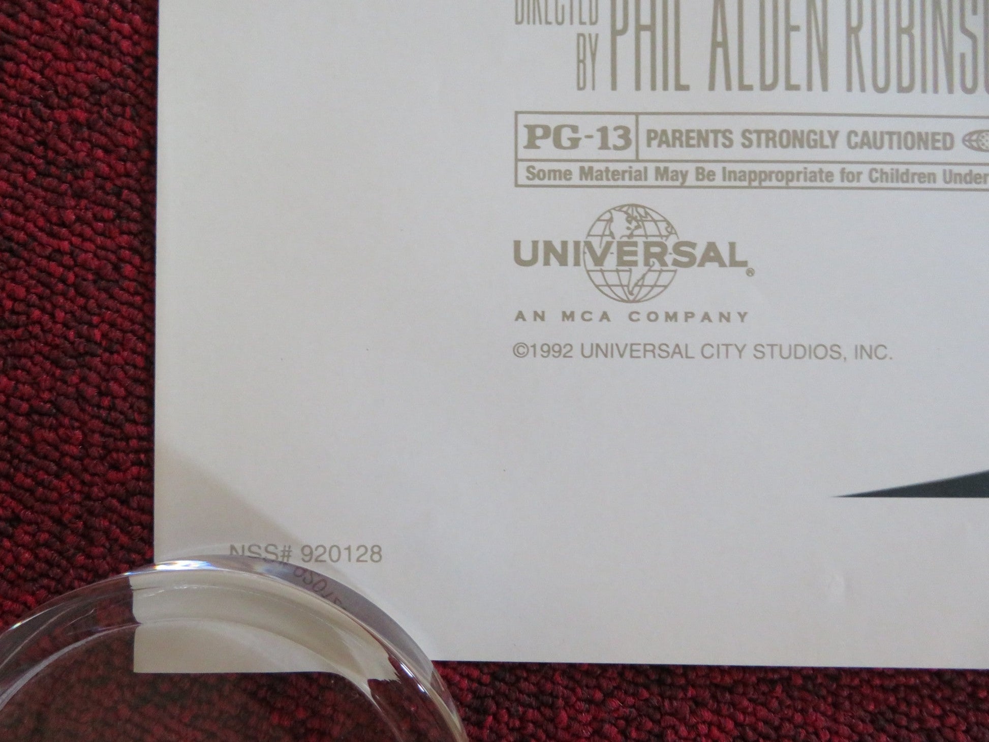 SNEAKERS US ONE SHEET ROLLED POSTER ROBERT REDFORD SIDNEY POITIER 1992 Rendezvous Cinema Movie posters