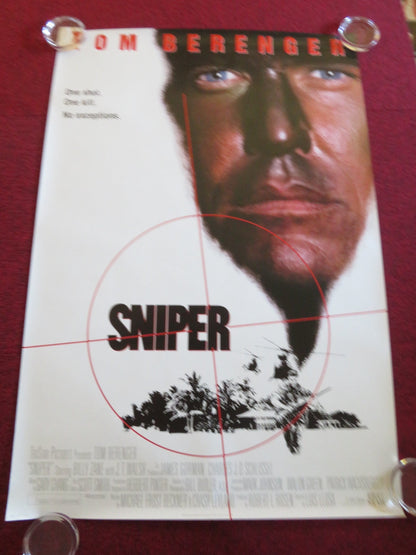 SNIPER US ONE SHEET ROLLED POSTER TOM BERENGER BILLY ZANE 1993 Rendezvous Cinema Movie posters