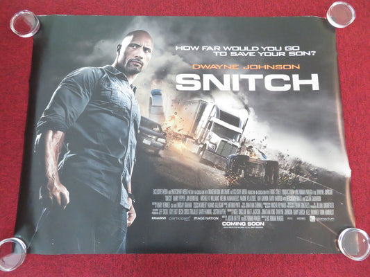 Snitch UK Quad Rolled Poster Dwayne Johnson Susan Sarandon 2013 Movie posters