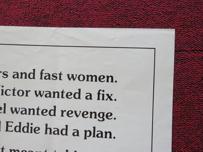 SNO - LINE FOLDED US ONE SHEET POSTER VINCE EDWARDS PAUL SMITH 1985 Rendezvous Cinema Movie posters