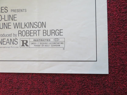 SNO - LINE FOLDED US ONE SHEET POSTER VINCE EDWARDS PAUL SMITH 1985 Rendezvous Cinema Movie posters