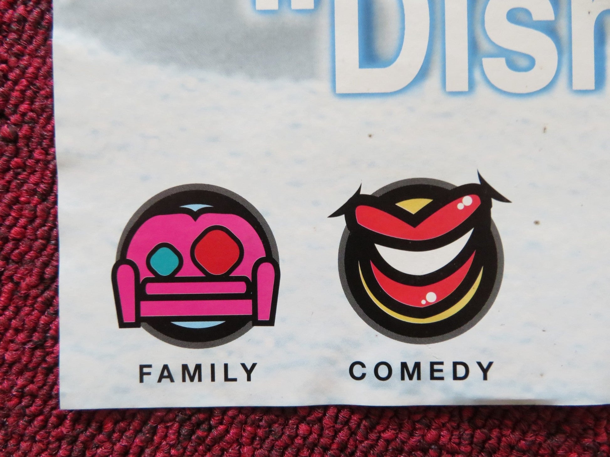 SNOW DOGS VHS VIDEO POSTER CUBA GOODING JR. JAMES COBURN 2002 Rendezvous Cinema Movie posters