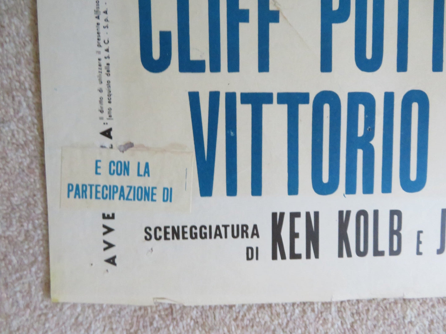 SNOW JOB ITALIAN 2 FOGLIO POSTER JEAN - CLAUDE KILLY DANIELE GAUBERT 1972 Rendezvous Cinema Movie posters