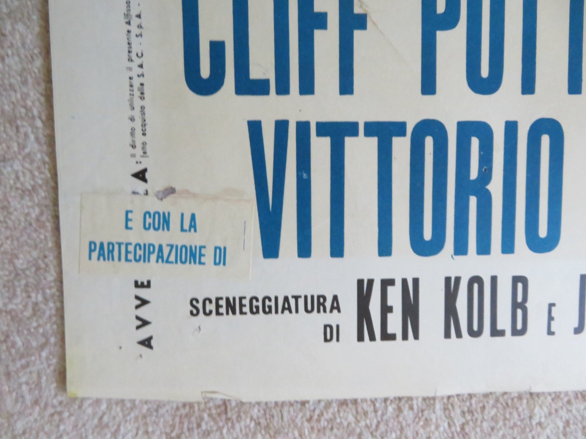 SNOW JOB ITALIAN 2 FOGLIO POSTER JEAN - CLAUDE KILLY DANIELE GAUBERT 1972 Rendezvous Cinema Movie posters