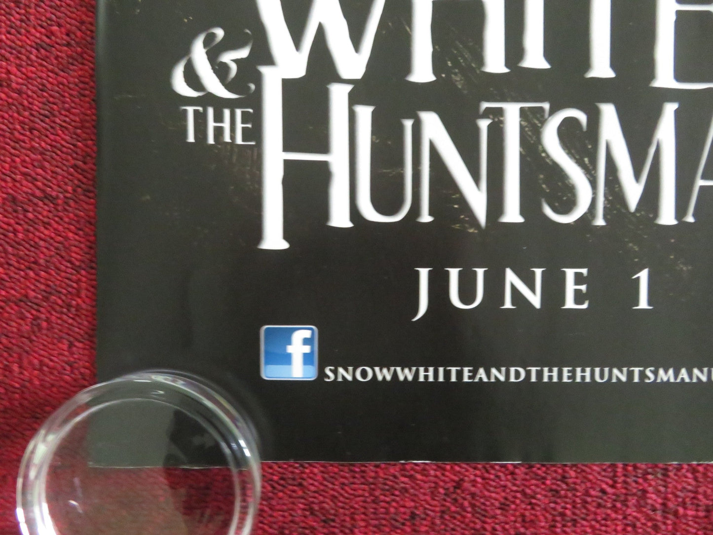 SNOW WHITE AND THE HUNTSMAN - B UK QUAD ROLLED POSTER KRISTEN STEWART 2012 Movie posters