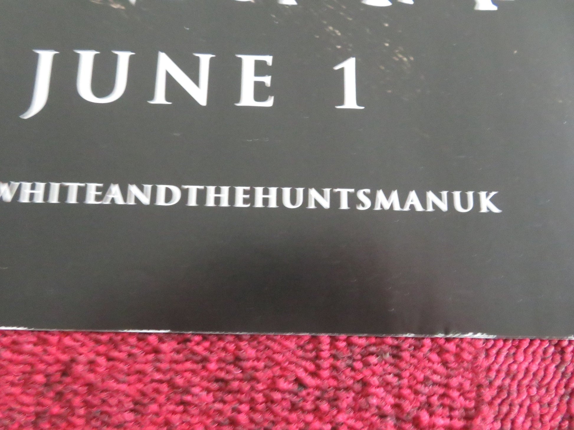 SNOW WHITE AND THE HUNTSMAN - B UK QUAD ROLLED POSTER KRISTEN STEWART 2012 Movie posters