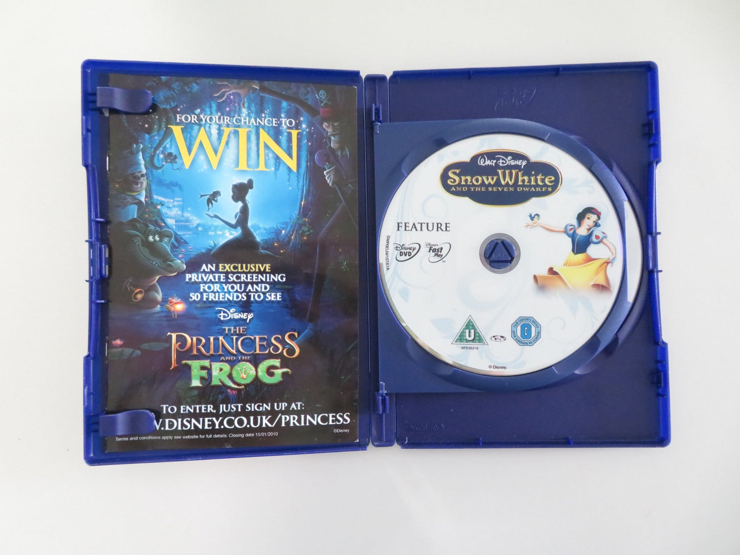 SNOW WHITE AND THE SEVEN DWARFS - 2 DISC DVD (DVD) DISNEY 1937 REGION 2 Movie posters