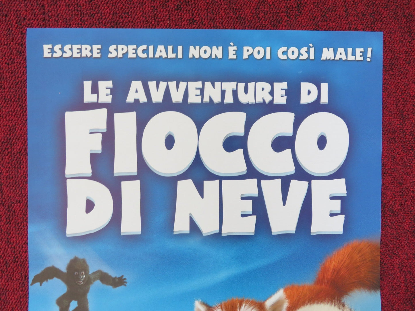 SNOWFLAKE, THE WHITE GORILLA ITALIAN LOCANDINA POSTER CLAUDIA ABATE 2010 Rendezvous Cinema Movie posters