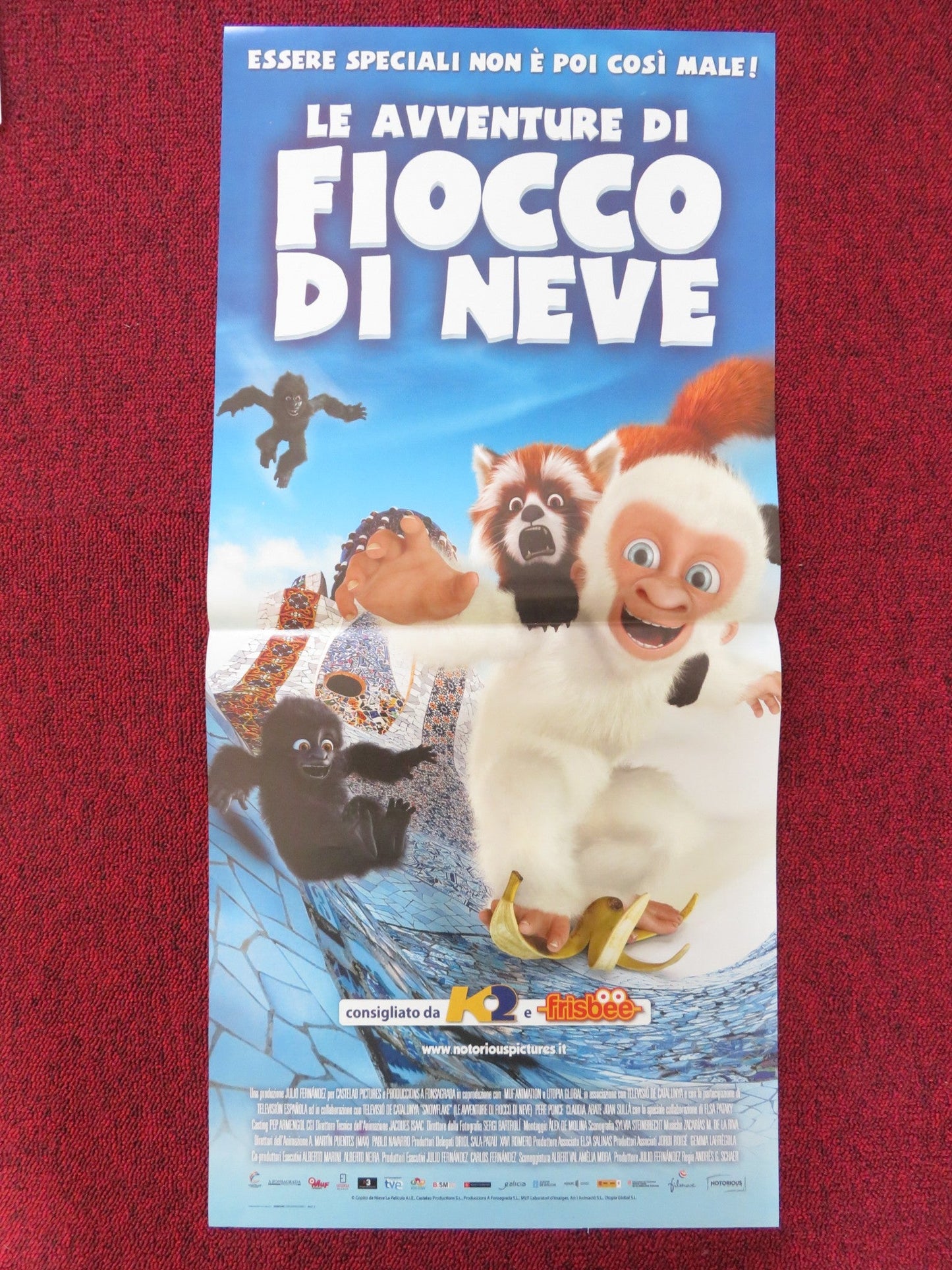 SNOWFLAKE, THE WHITE GORILLA ITALIAN LOCANDINA POSTER CLAUDIA ABATE 2010 Rendezvous Cinema Movie posters
