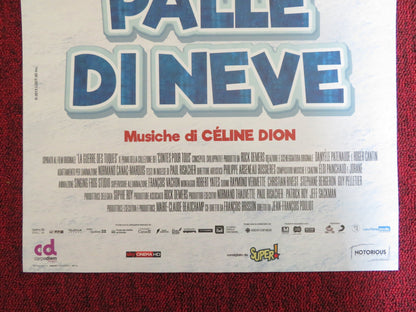 SNOWTIME! ITALIAN LOCANDINA POSTER ANGEL GALUPPO LUCINDA DAVIS 2015 Rendezvous Cinema Movie posters