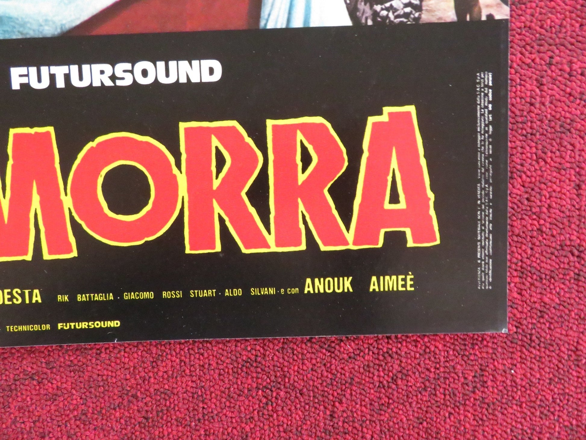 SODOM AND GOMORRAH - A ITALIAN FOTOBUSTA POSTER STEWART GRANGER PIER ANGELI 1962 Rendezvous Cinema Movie posters