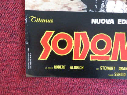 SODOM AND GOMORRAH - A ITALIAN FOTOBUSTA POSTER STEWART GRANGER PIER ANGELI 1962 Rendezvous Cinema Movie posters