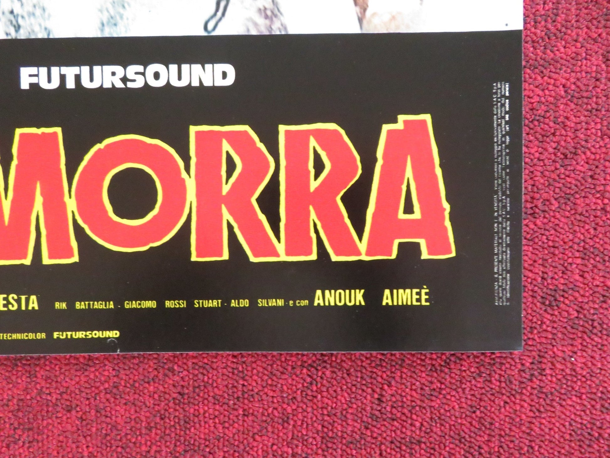 SODOM AND GOMORRAH - D ITALIAN FOTOBUSTA POSTER STEWART GRANGER PIER ANGELI 1962 Rendezvous Cinema Movie posters