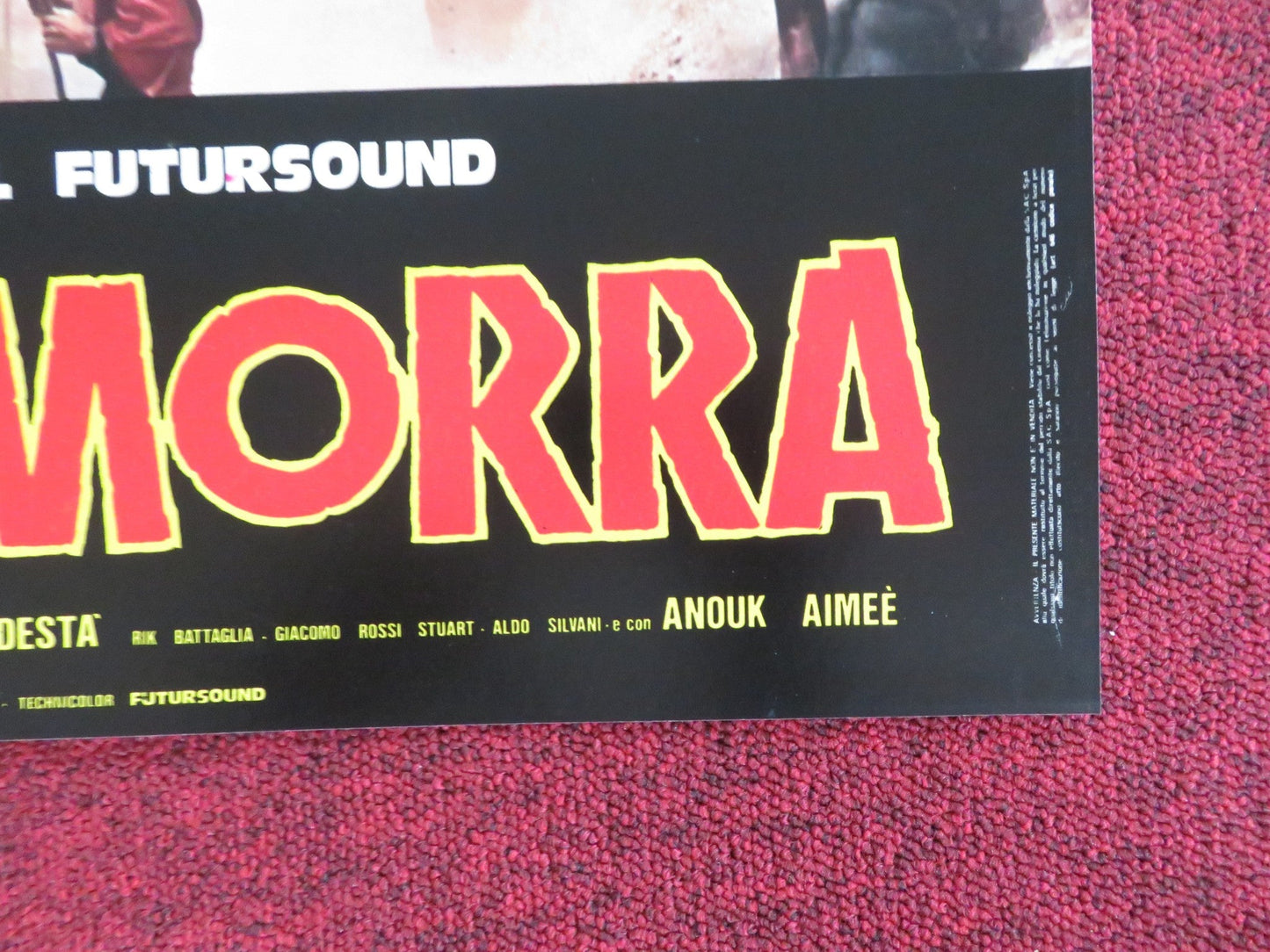 SODOM AND GOMORRAH - E ITALIAN FOTOBUSTA POSTER STEWART GRANGER PIER ANGELI 1962 Rendezvous Cinema Movie posters